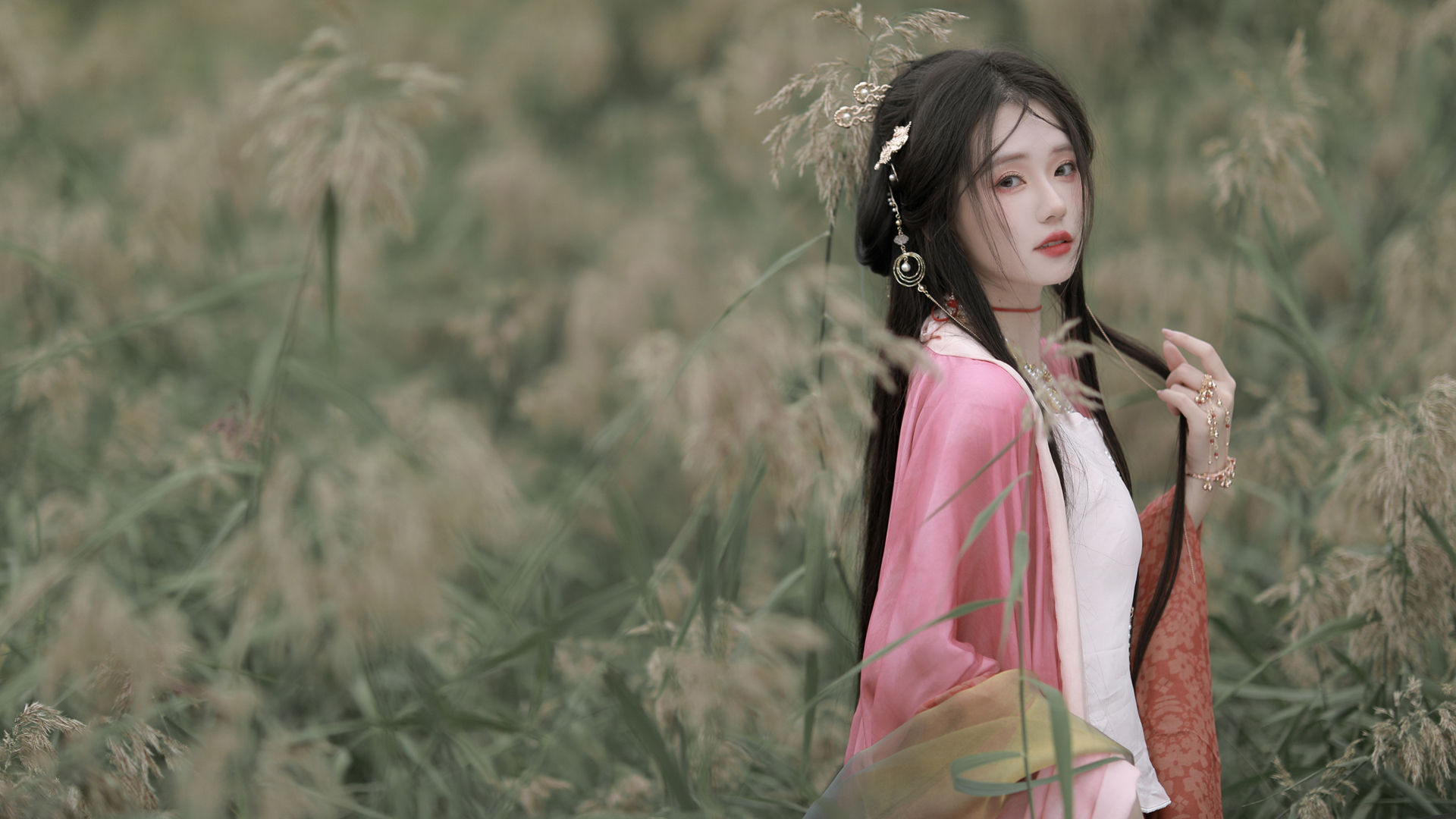 户外古风美女户外摄影 高清唯美壁纸合集来啦