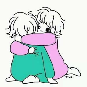 18张治愈可爱的温暖卡通情侣头像 高清无水印合集