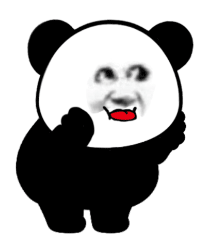 抖音爆火！超大霸屏熊猫头动态表情包第三弹来了