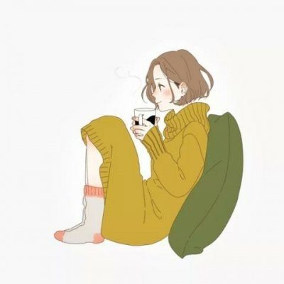 34组简约高清情侣漫画QQ头像 一对两张超好看