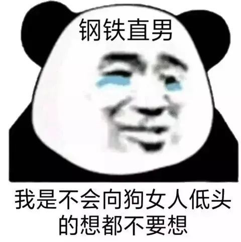 熊猫头直男表情包合集 聊天斗图必备