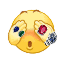 做人就要低调 炫富emoji斗图表情包