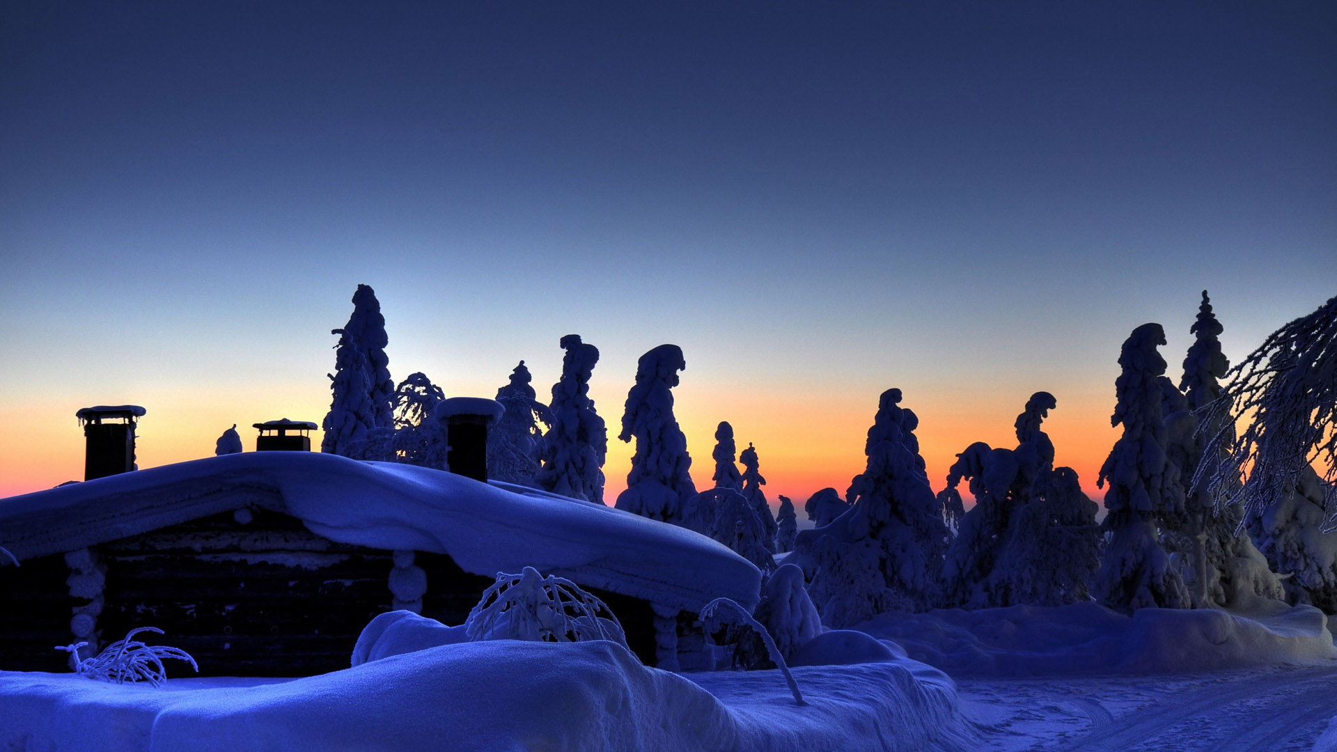 冰天雪地主题电脑桌面动漫壁纸推荐