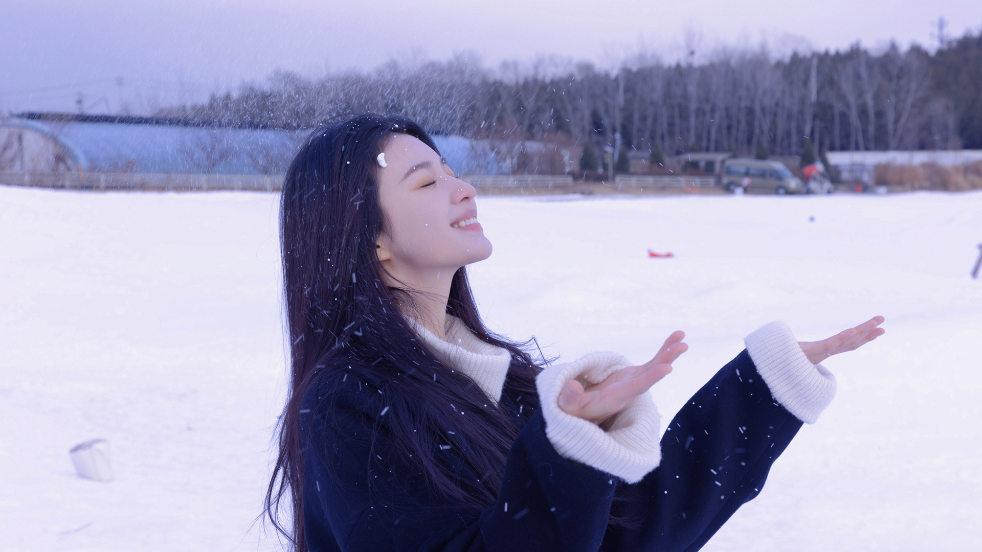 雪天氛围感拉满！王楚然高清壁纸合集来了