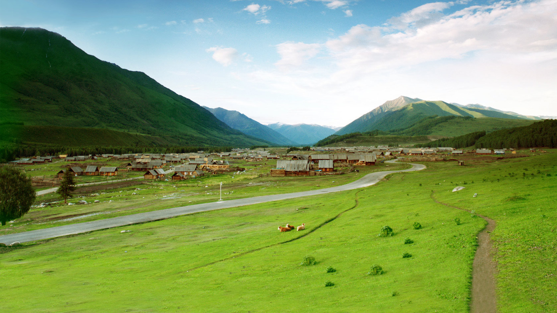 一眼心动！蓝天田野风电脑动漫壁纸合集