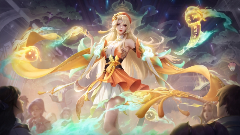 王者荣耀貂蝉幻灵魅影星元流云霜糖壁纸来了