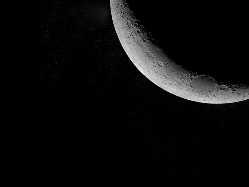 月球主题高清动漫风电脑桌面壁纸分享