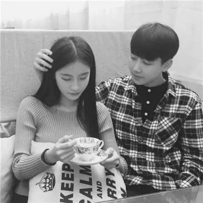 16张专属黑白情侣头像 高清不撞款