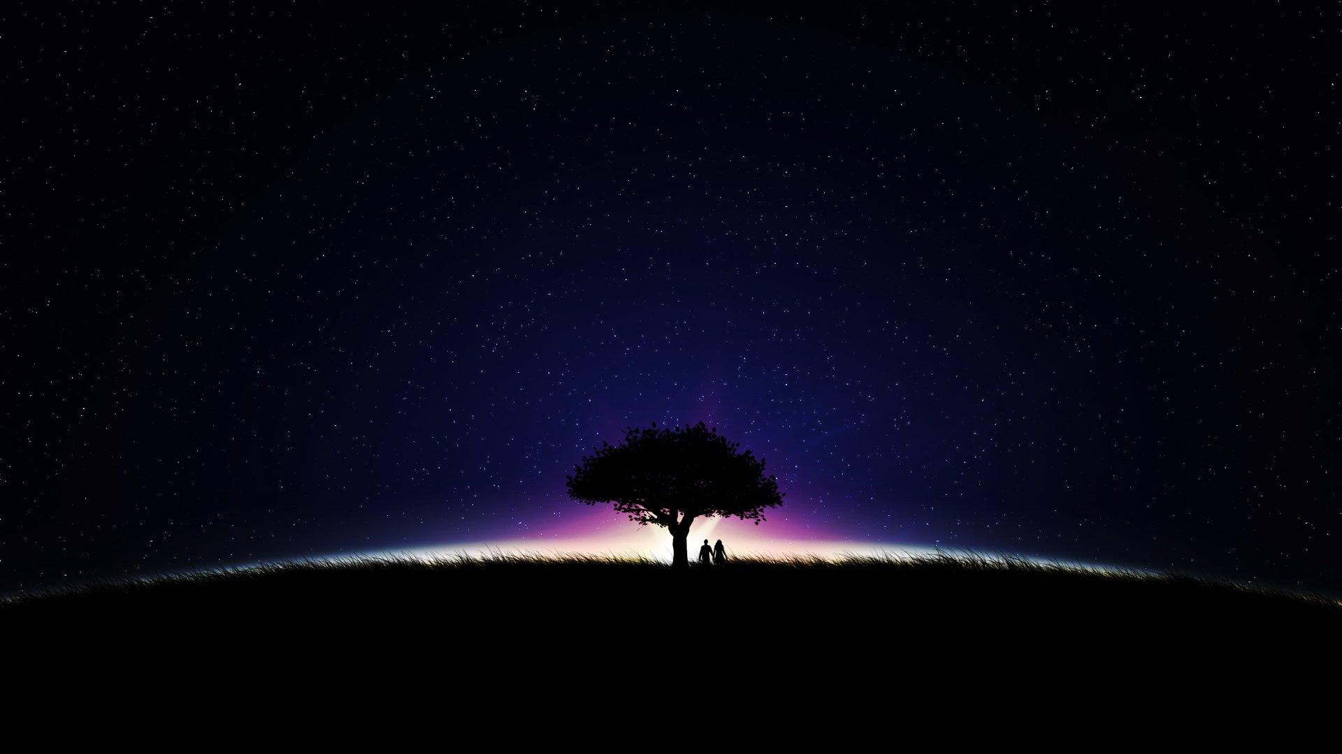 星夜主题2K电脑桌面壁纸上新 多款分辨率可选