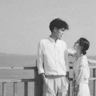 黑白情侣头像一对两张！16张高清合集来啦