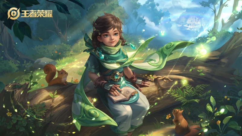 王者荣耀桑启萤火之旅高清壁纸分享