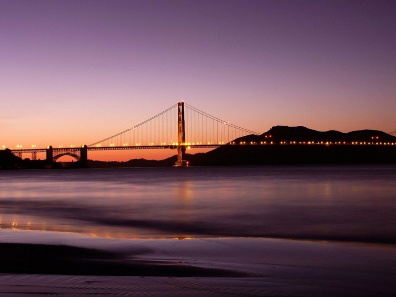 金门桥主题动漫风电脑桌面壁纸上新啦