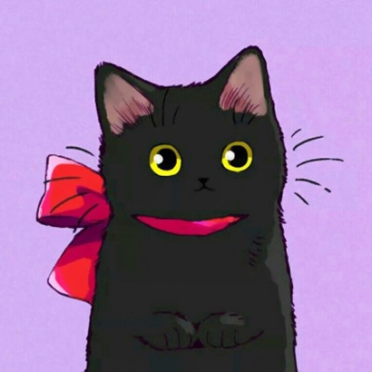超可爱！12组一左一右动漫猫咪情侣头像高清图