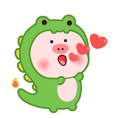 一左一右的呆萌小猪情侣头像 14张高清卡通款来啦