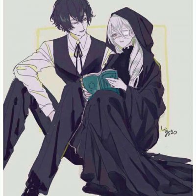 16组高清创意二次元情侣QQ头像 一对两张动漫情头