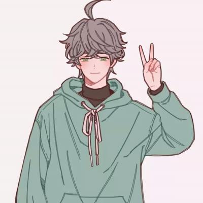 24张高清独一份的动漫情侣头像 一男一女款合集