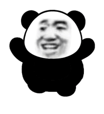 抖音爆火！超大霸屏熊猫头动态表情包来了