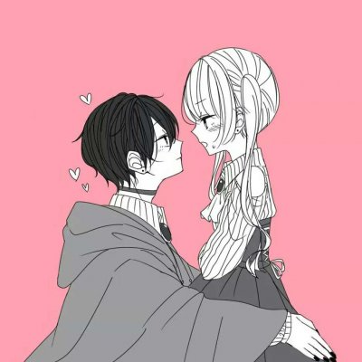 16组高清创意二次元情侣QQ头像 一对两张动漫情头