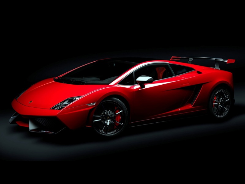 红色兰博基尼盖拉多LP560-4电脑桌面壁纸推荐