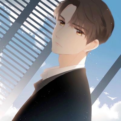 26张高清手绘二次元情侣头像 一男一女款可直接下载