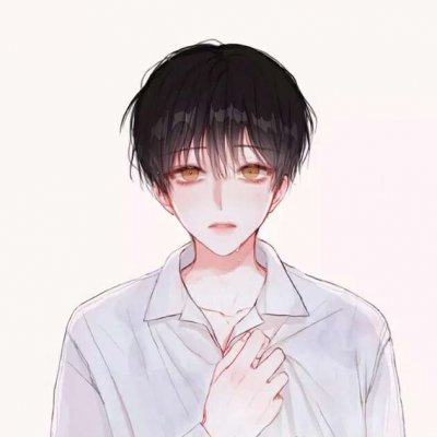 卡通情头一男一女两张 20张高清精选合集