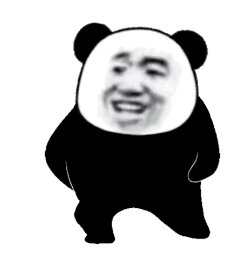 抖音爆火！这款超大霸屏熊猫头动态表情包刷屏斗图圈