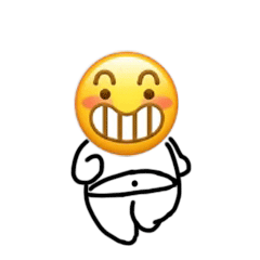 聊天斗图必备！这套奔跑小黄脸表情包太好用了