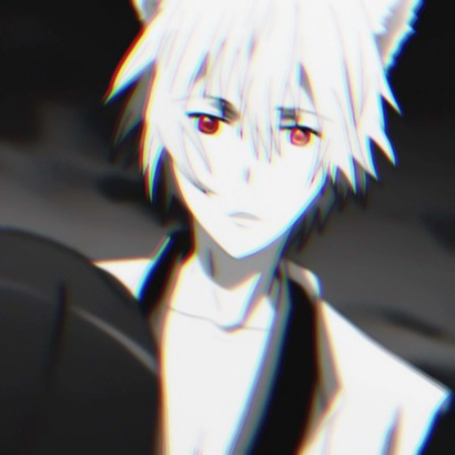 黑白暗黑风动漫情侣头像来了！18张高清二次元情头合集