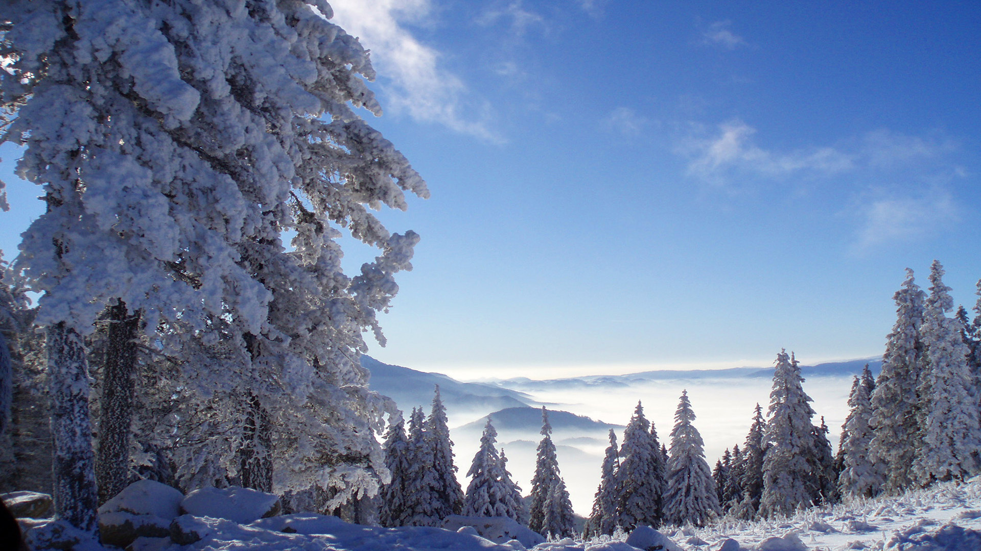 冬日山川森林雪景壁纸合集