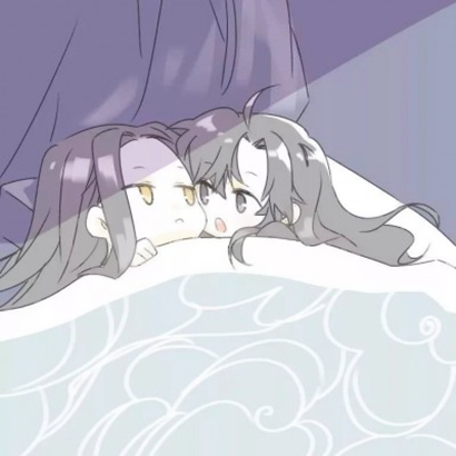 36组超甜动漫情头！简单又可爱的一对两张高清图