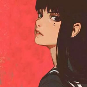 18张高冷款动漫情侣头像 一男一女高清二次元图