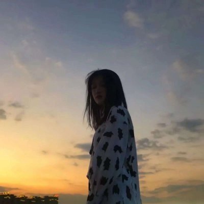 微信情头一对侧脸！28张高清好看的一男一女侧脸情侣头像