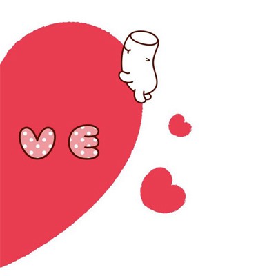 四组超可爱卡通情侣头像 简约高清一共8张