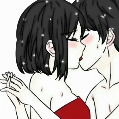 二次元污系情侣头像 32张高清好看的男女配对图