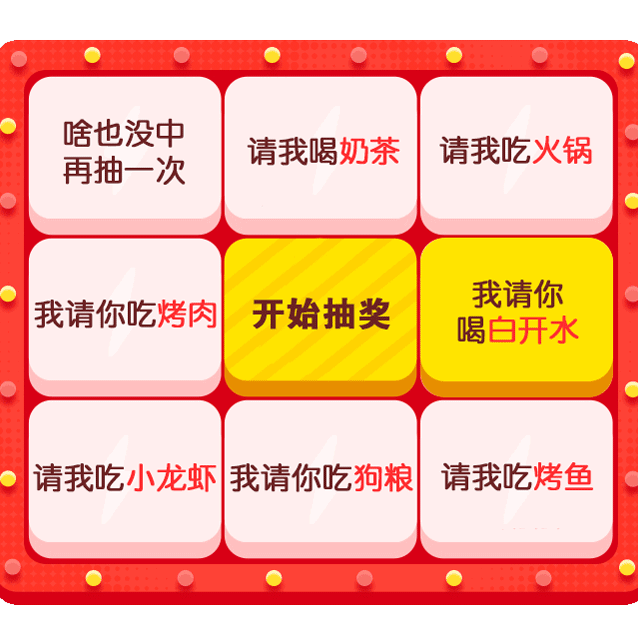 情侣互动必备！这套抽奖套路表情包太会了