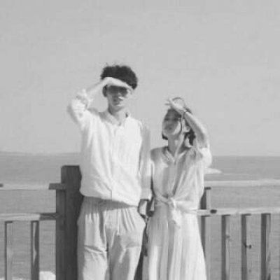 黑白情侣头像一对两张！16张高清合集来啦