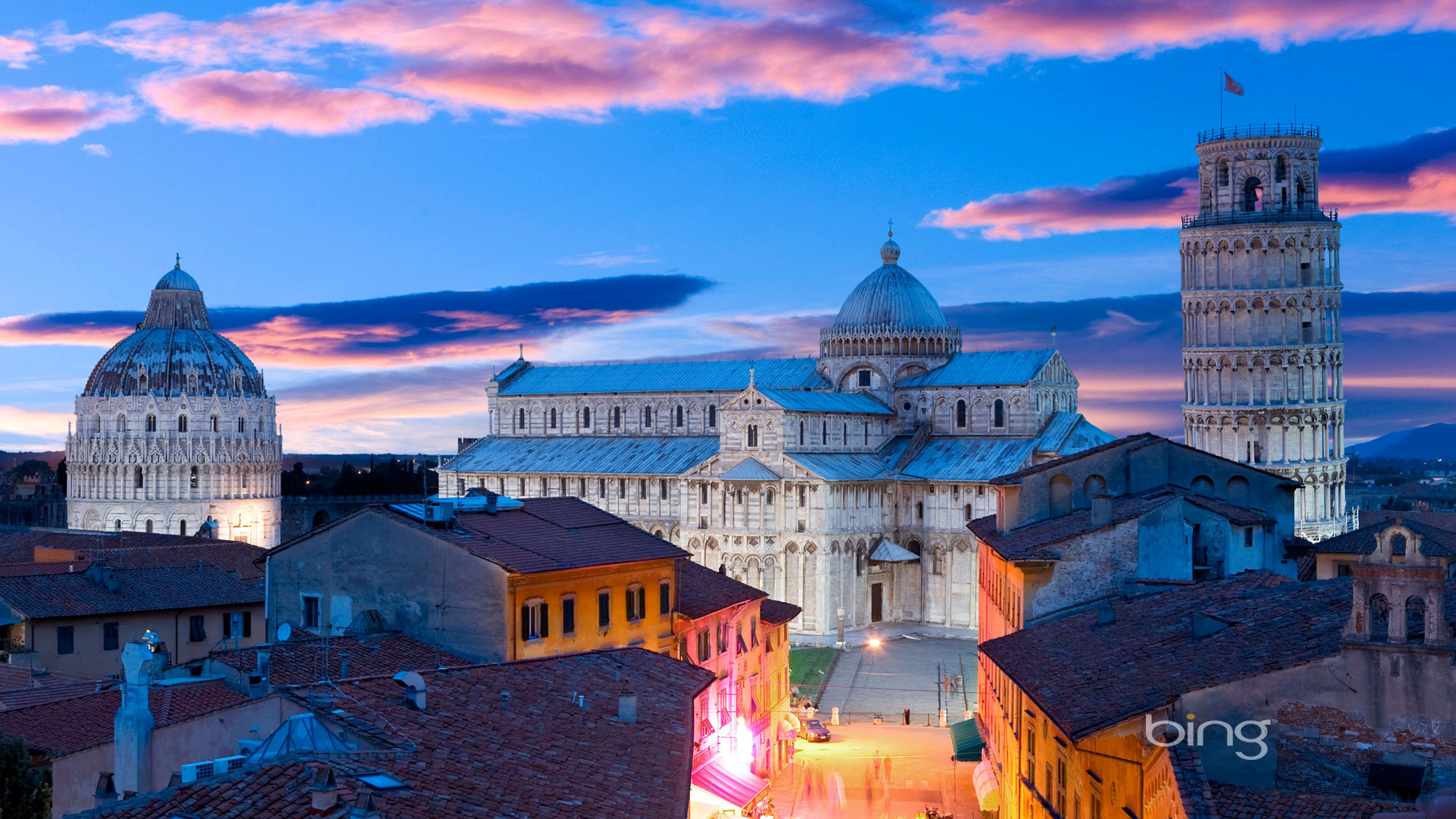 意大利比萨大教堂风景电脑桌面壁纸分享