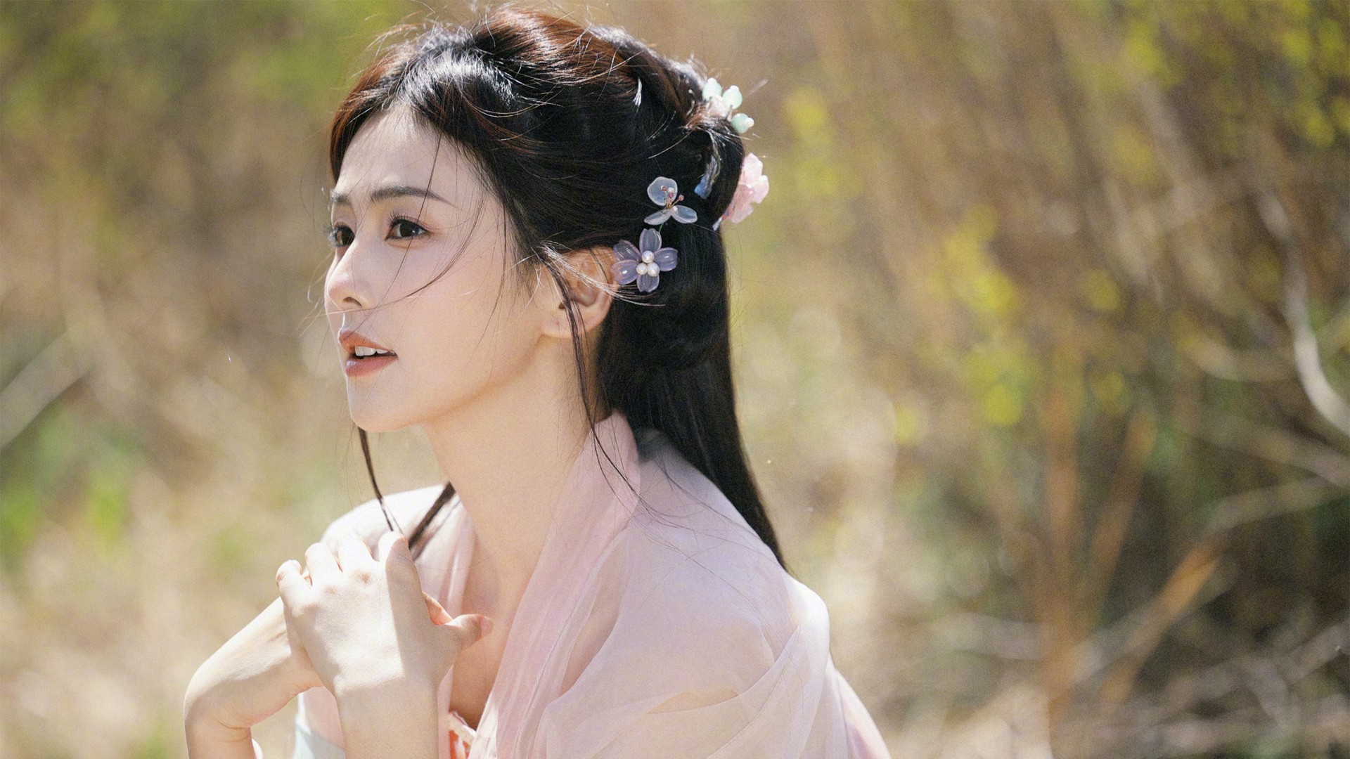 白鹿 唯美古装高清电脑壁纸分享