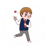 24组超治愈卡通情侣头像！一男一女温暖感拉满