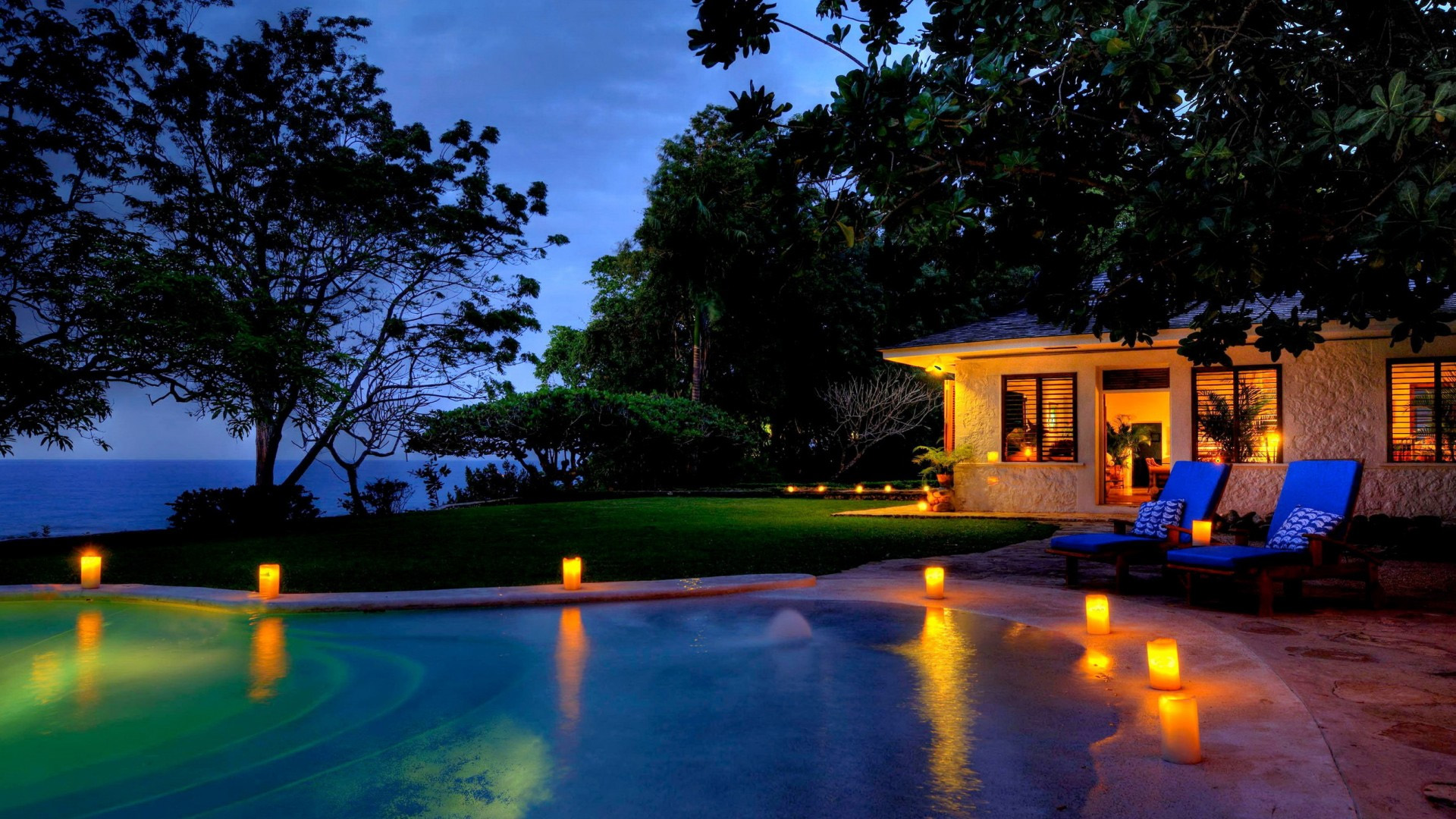 牙买加度假海岛宽屏风景电脑壁纸分享