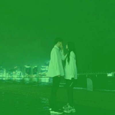 绿色系QQ情侣头像来啦！10张高清一对两张款