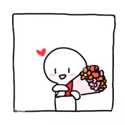 16组呆萌卡通情侣头像 一左一右高清款来啦