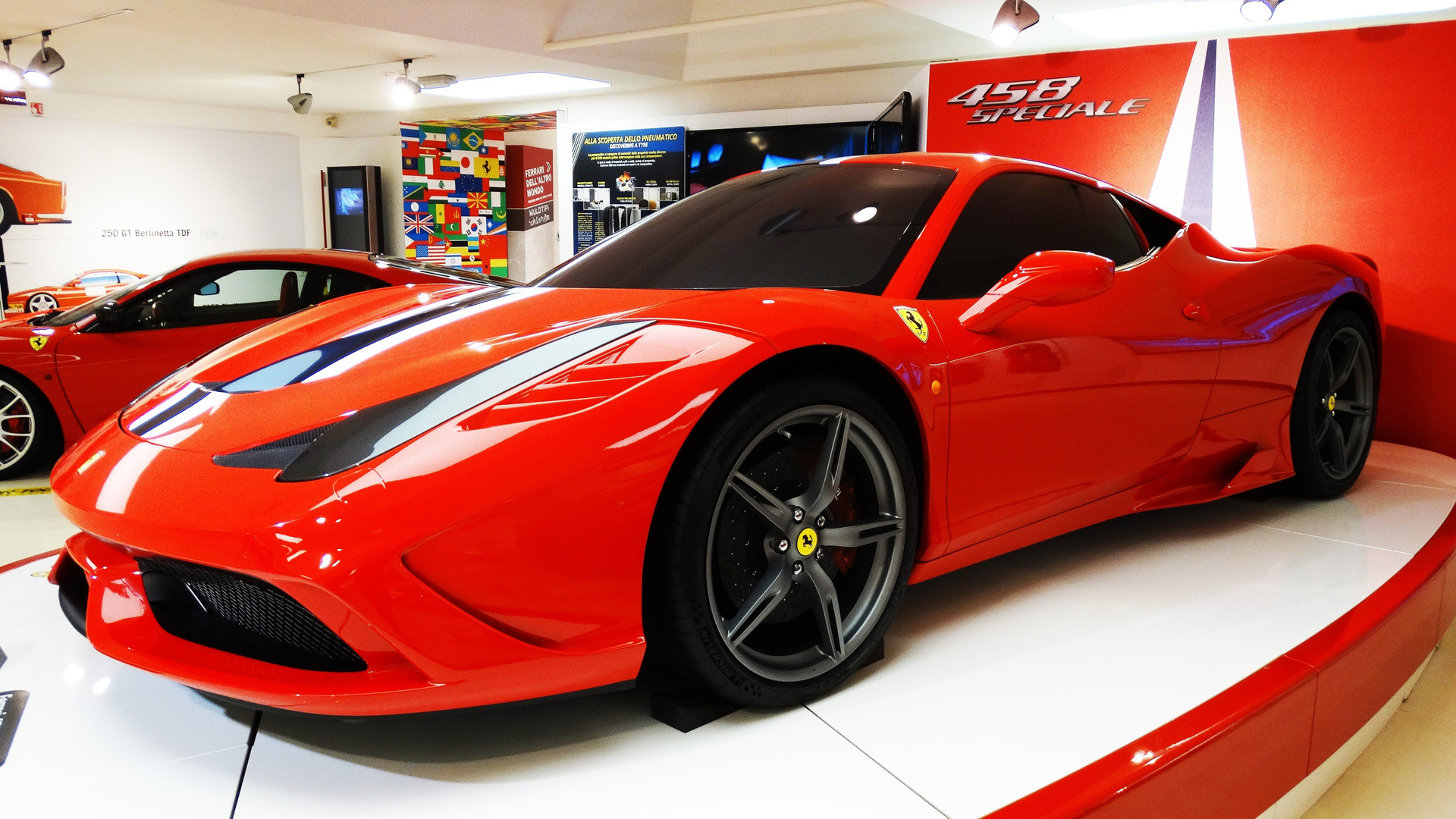 红色法拉利458speciale高清电脑桌面壁纸分享