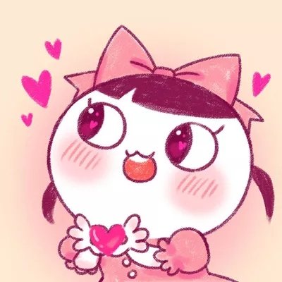 24张可爱呆萌卡通情侣头像 高清好看直接用