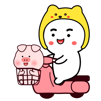 一左一右的呆萌小猪情侣头像 14张高清卡通款来啦