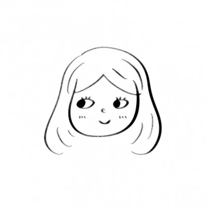 8张高清可爱简笔画情侣头像 太适合当情头了