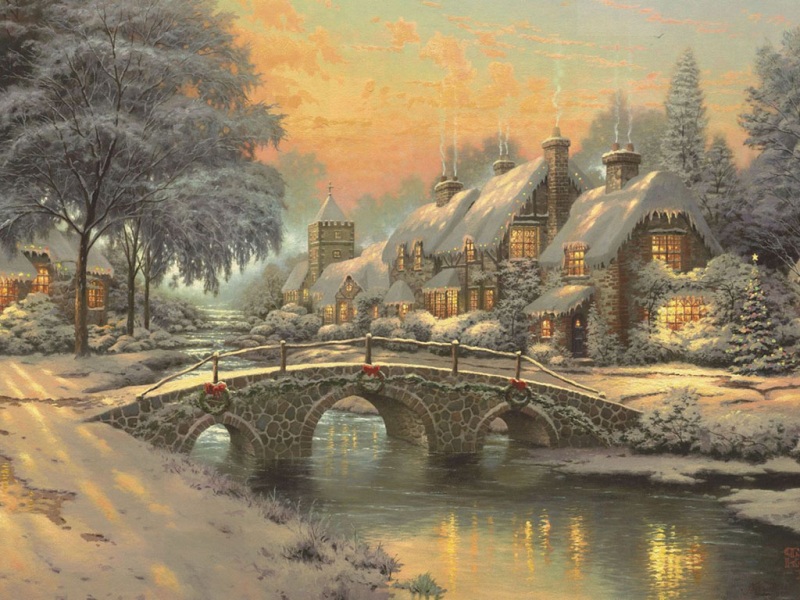 圣诞节氛围感拉满！这款动漫风桌面壁纸太适配圣诞季了