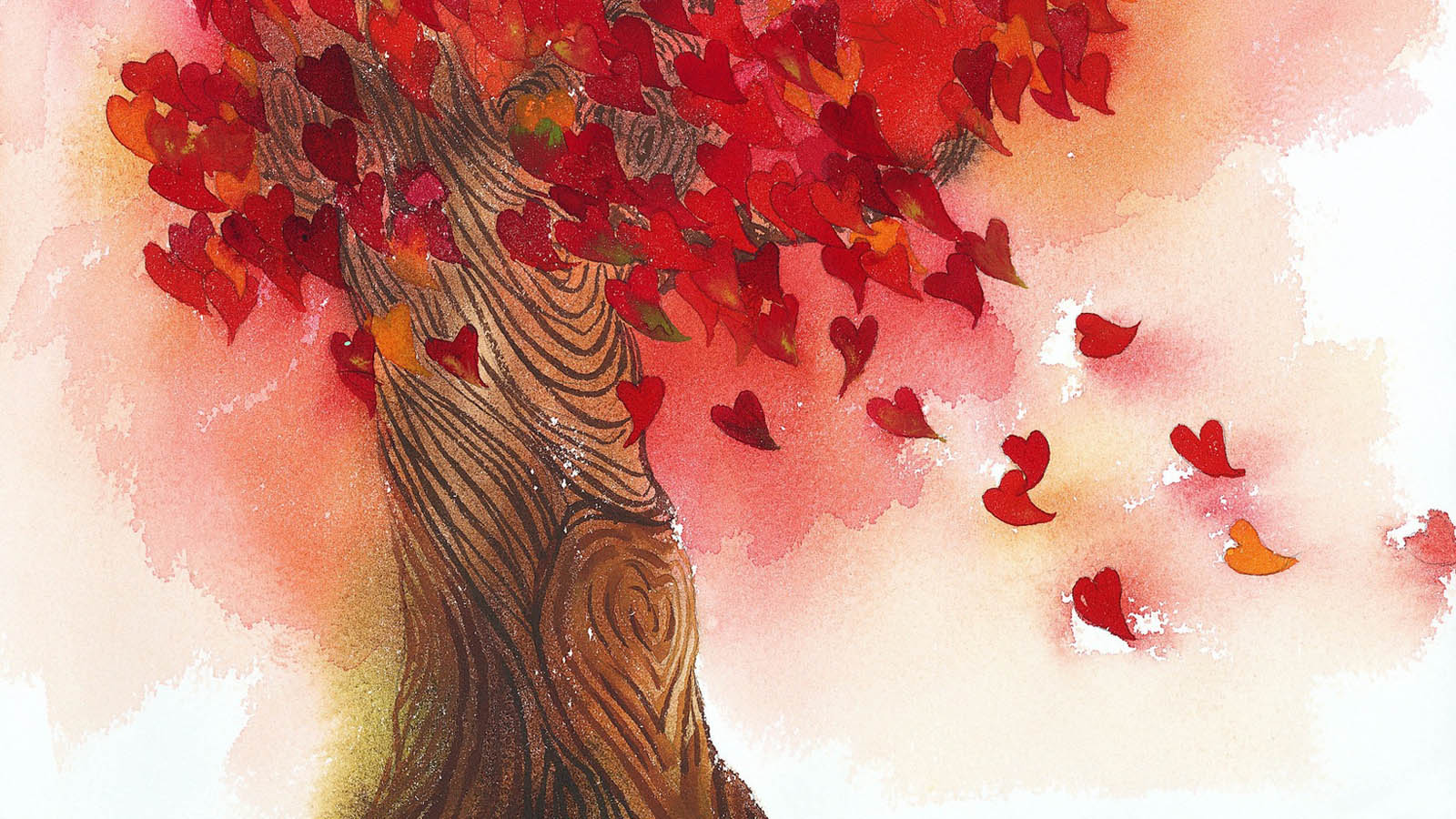 红树叶电脑桌面动漫风景壁纸来了