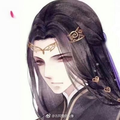 18张高清古风动漫情头！一男一女分开款太好磕了