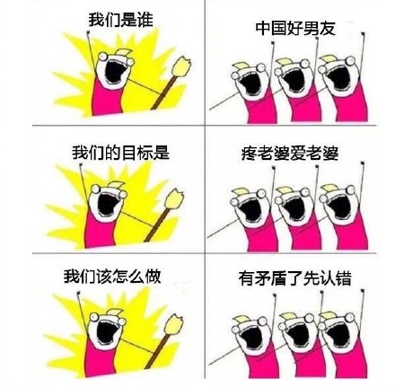 女生看过来！快喊你家男朋友来学这些标准